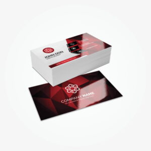 Cartões De Visita Couchê 300g Impressão Frente + Verniz Total Frente