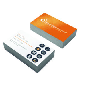 Cartões De Visita Couchê 300g Impressão Frente e Verso + Verniz Total Frente