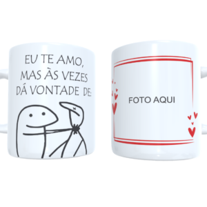 Caneca de Porcelana Branca Personalizada
