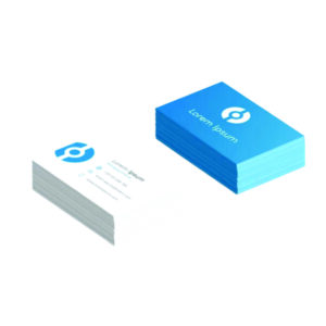 Cartões De Visita Couchê 300g + Verniz Localizado + Laminação Fosca 4X4 cores - Colorido Frente e Verso